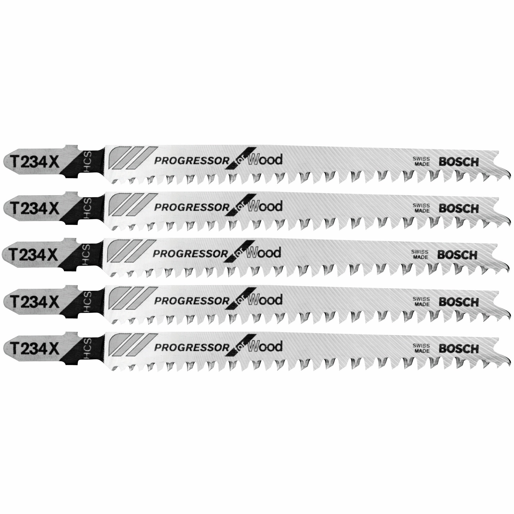 Bosch RBT234X 5 件套 4-1/2 英寸 Progressor 木工曲线锯锯片