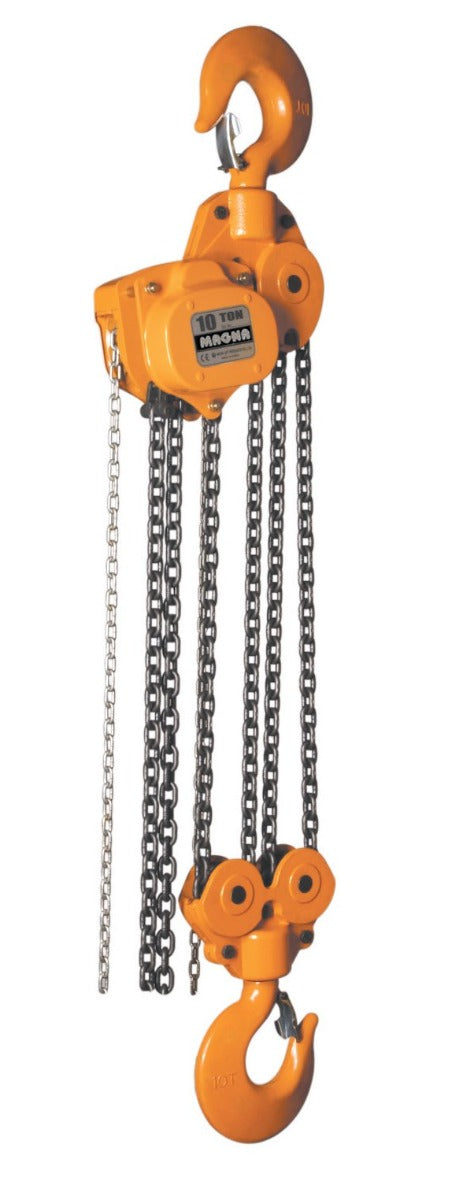 MAGNA Lifting Products CH100020 10 吨链条手扳葫芦 20 英尺提升高度