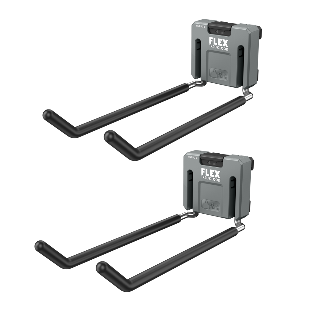 Flex Tools FS1508-2 TRACK-LOCK 大型折叠双直钩(2 件装)