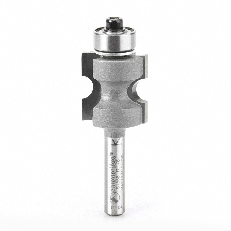 Amana Tool 51568 牛鼻圆角铣刀 9/64 半径 1/4 英寸柄