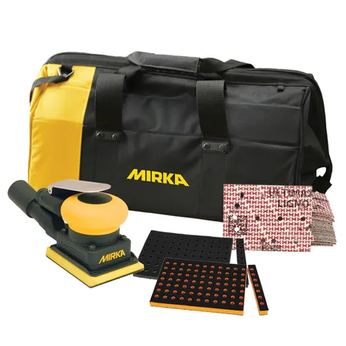 Mirka MUS-SUM25-PN2 3x4 英寸气动轨道砂光机套装