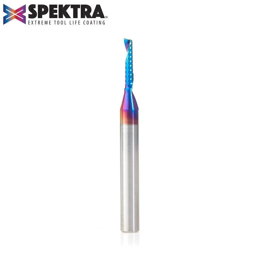 Amana Tool 51445-K 1/8 英寸直径 x 1/4 英寸柄径 上切型塑料切割 CNC 铣刀