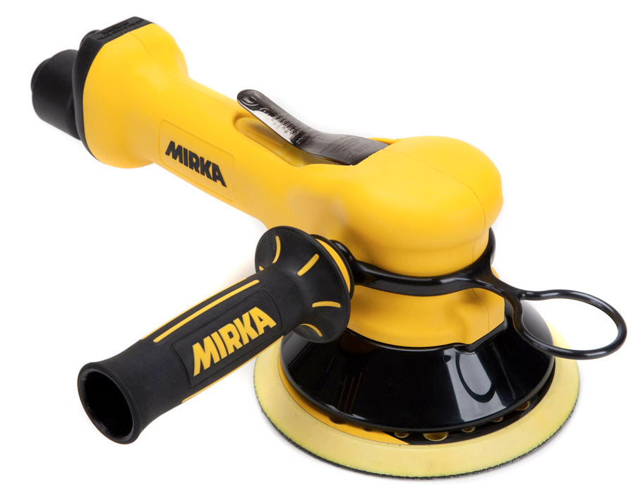 Mirka MR-610THCV 6 英寸双柄气动轨道砂光机(中央吸尘)