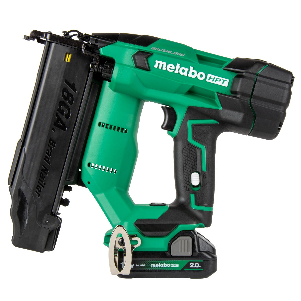 Metabo NT1850DFTM 18V 无刷紧凑型 18 号码钉枪套装