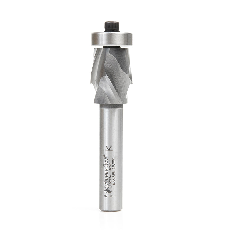Amana Tool 57174 7/8 英寸硬质合金螺旋修边刀