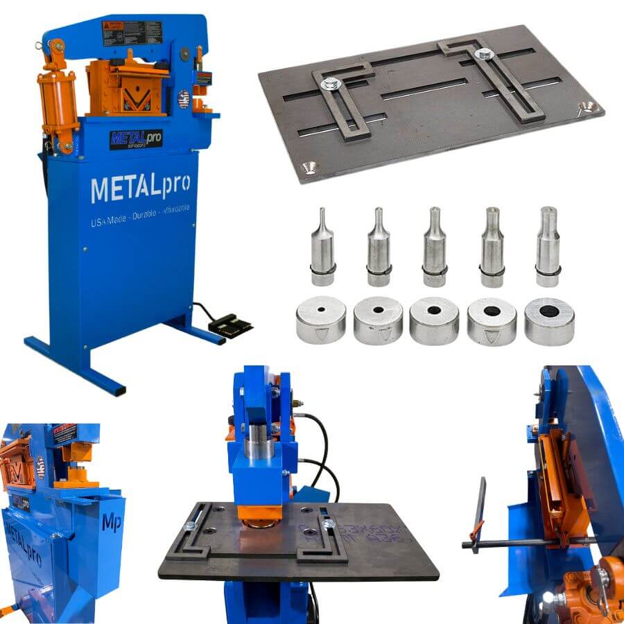 MetalPro BNDL-MP4500FS-S8-B0-P5 45 吨多功能冲剪机套装