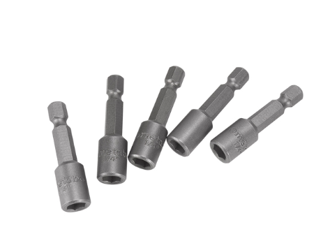 Metabo 678001000 1/4X1-5/8 磁性螺母套筒套装 (5 件装)