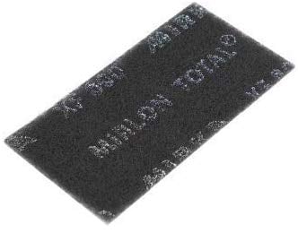 Mirka Mirlon Total 4-1/2 x 9in 800G 黑色百洁布 (25 片装) 18-118-446