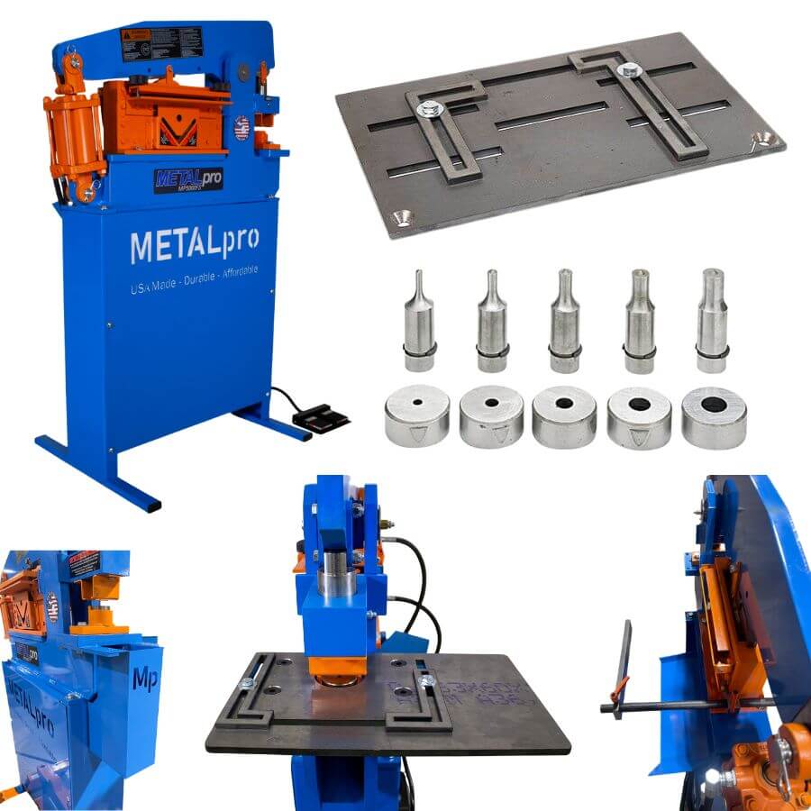MetalPro BNDL-MP5000FS-S12-B0-P5 50 吨多功能冲剪机套装