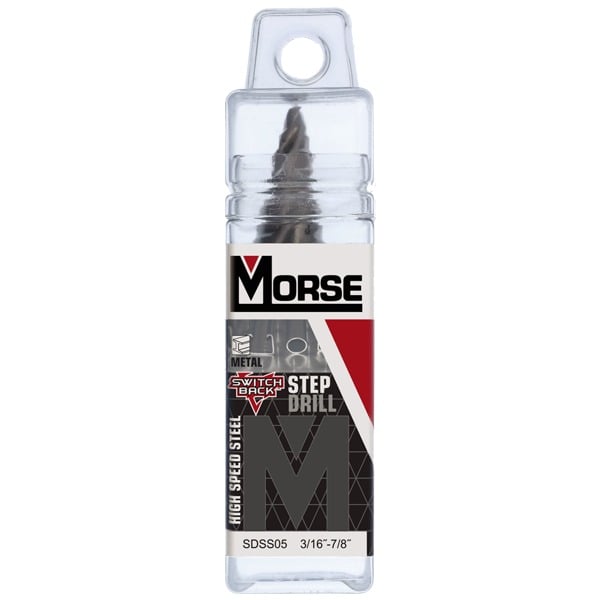 MK Morse MM124508 9/16 至 1 英寸高速钢阶梯钻头