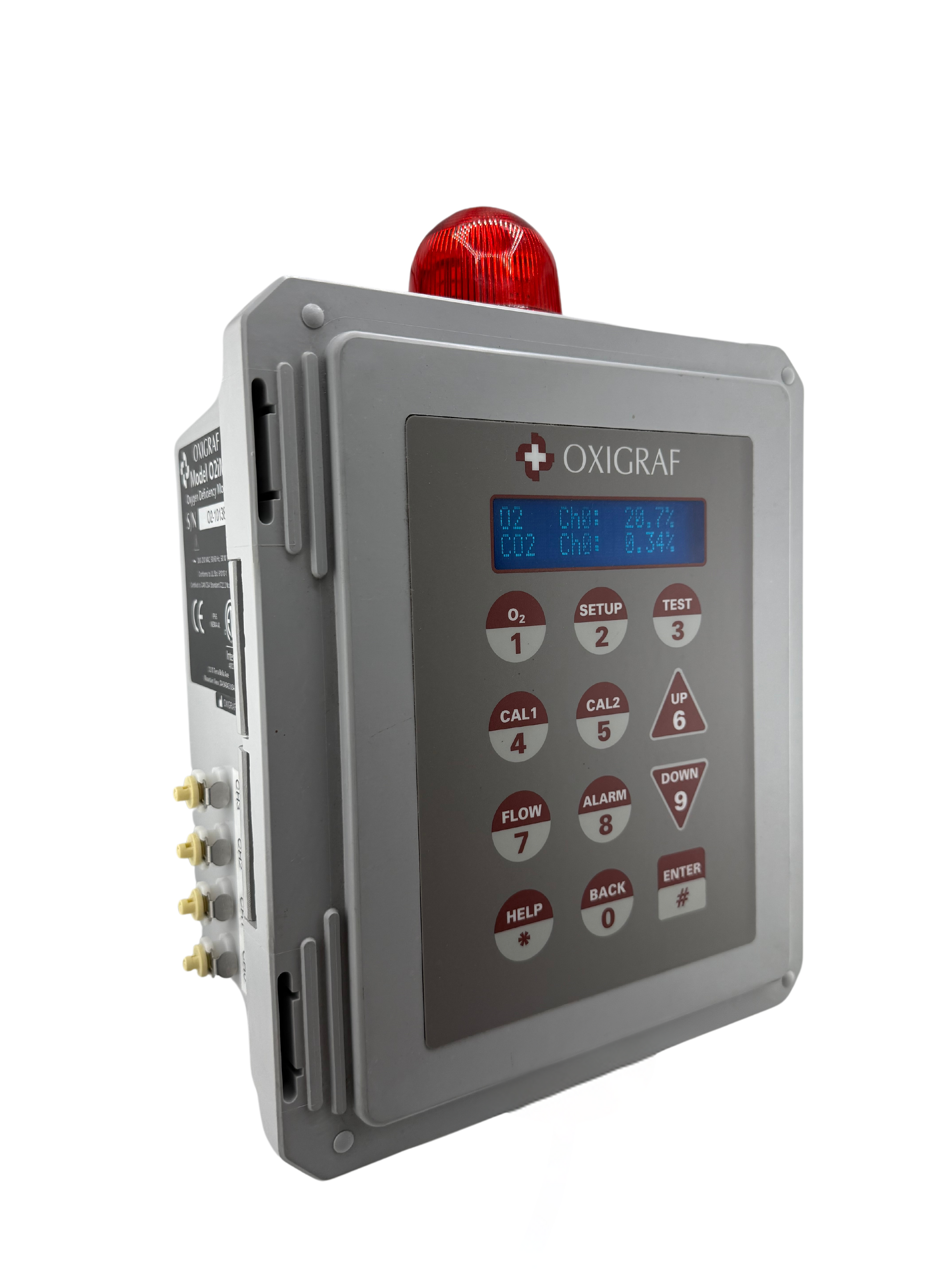 Oxigraf O2iM UltraFlow 系列多端口缺氧监测仪