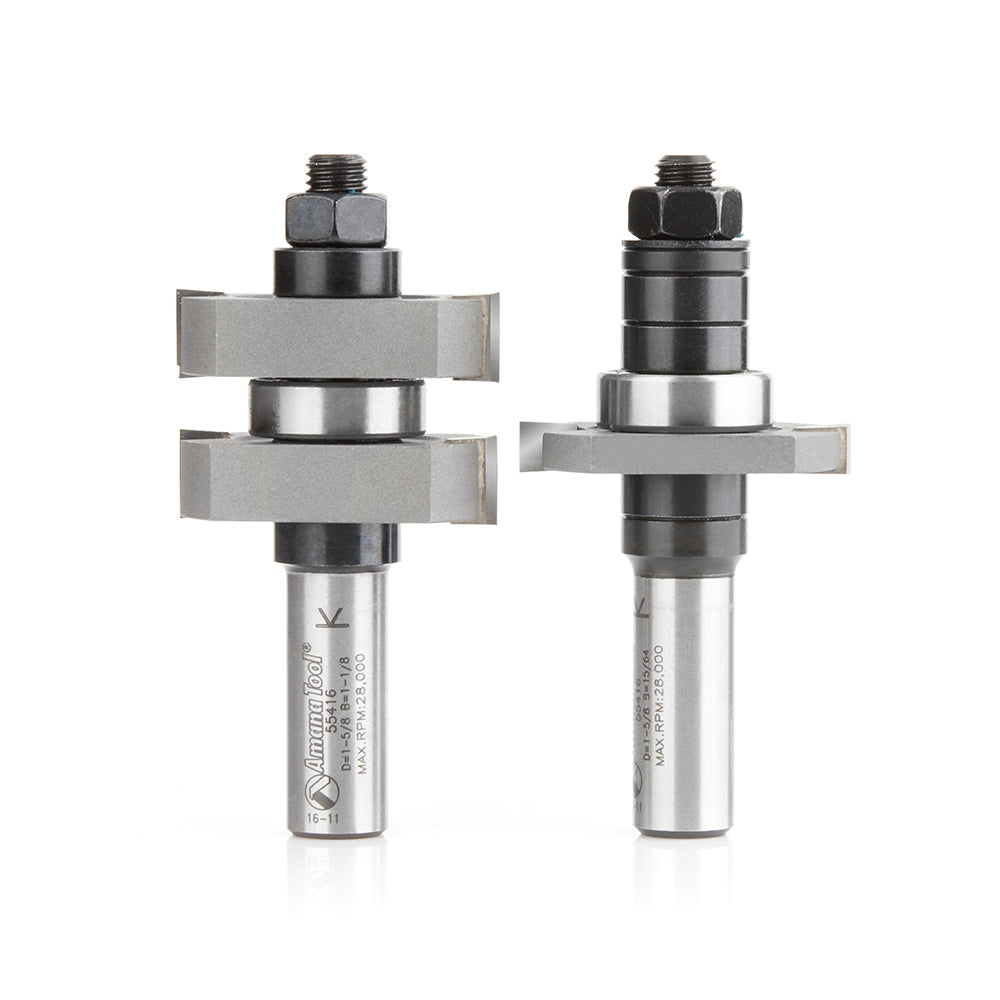 Amana Tool 55416 硬质合金榫舌与凹槽组装刀具套装