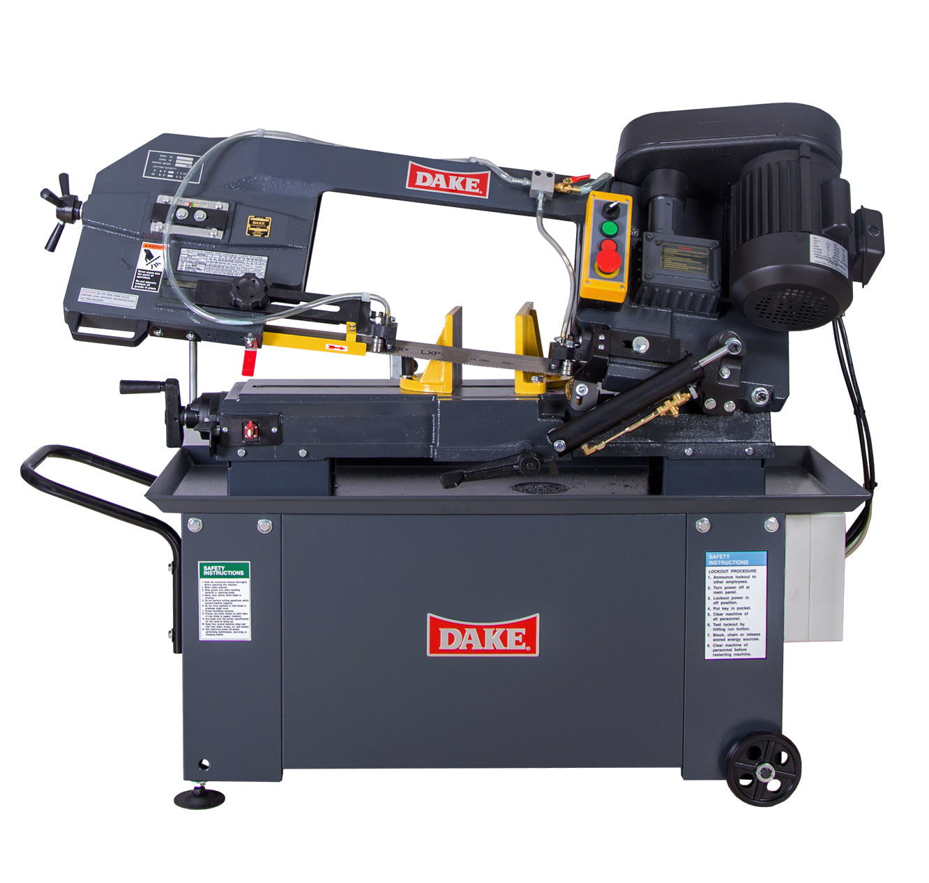 Dake Machinery SE-912 9" x 12" 卧式带锯机 110V 单相 983101