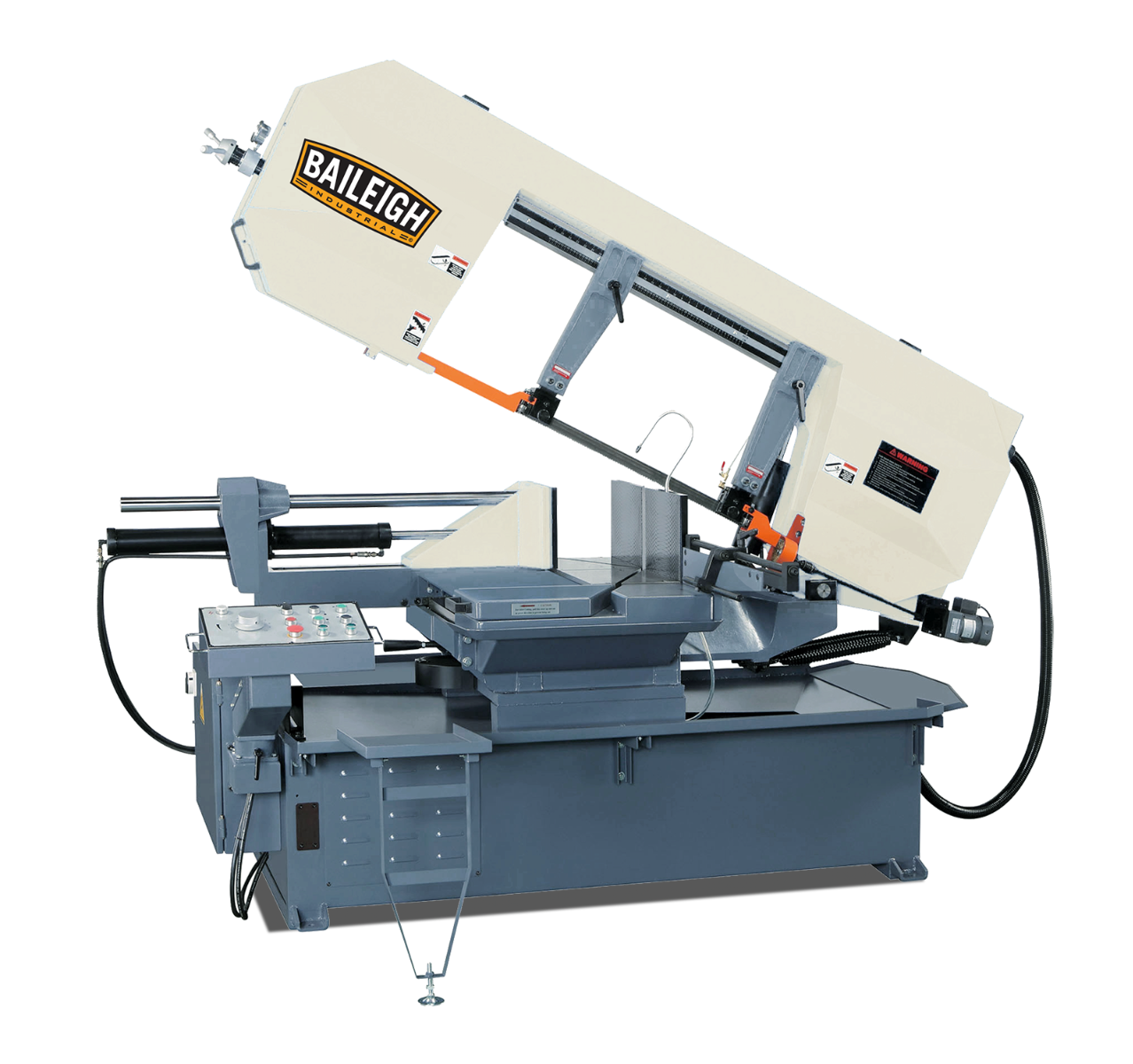 Baileigh BS-24SA-DM 18 英寸变速半自动双角度带锯 5HP 220V 三相