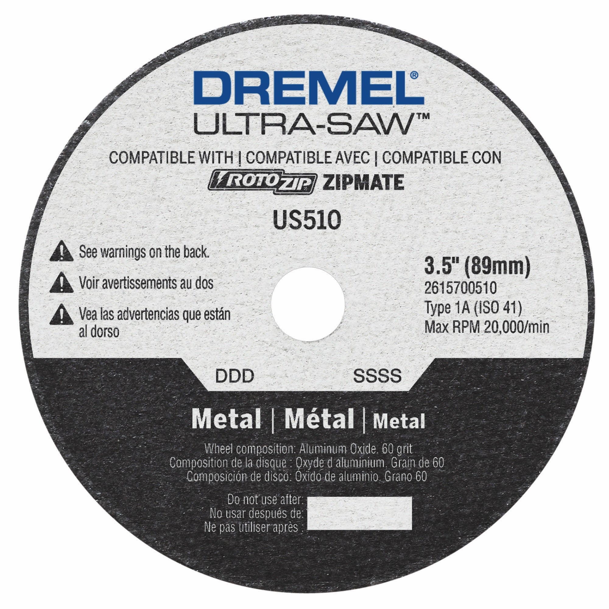 Dremel US510-01 3.5 英寸金属切割轮
