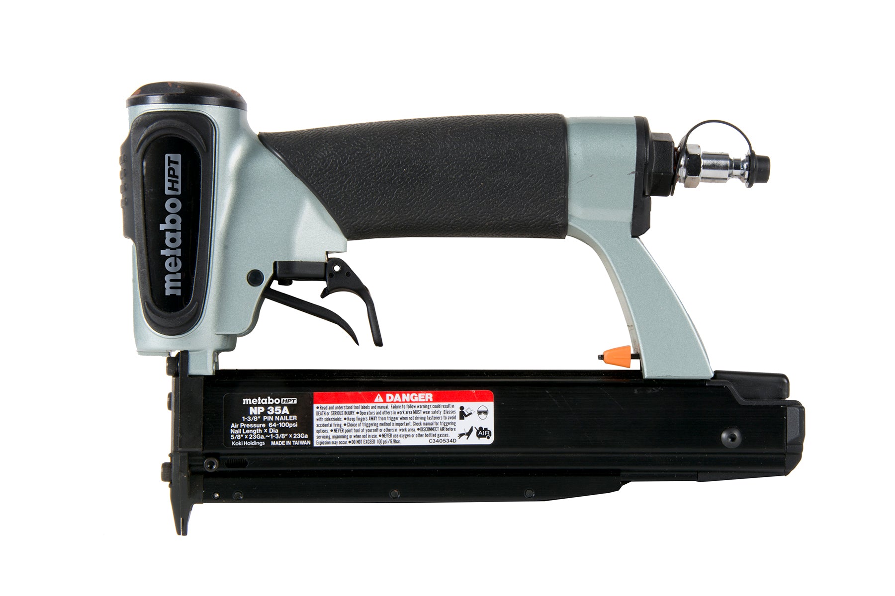 Metabo MBNP35AM 23 号 1-3/8 英寸微钉枪