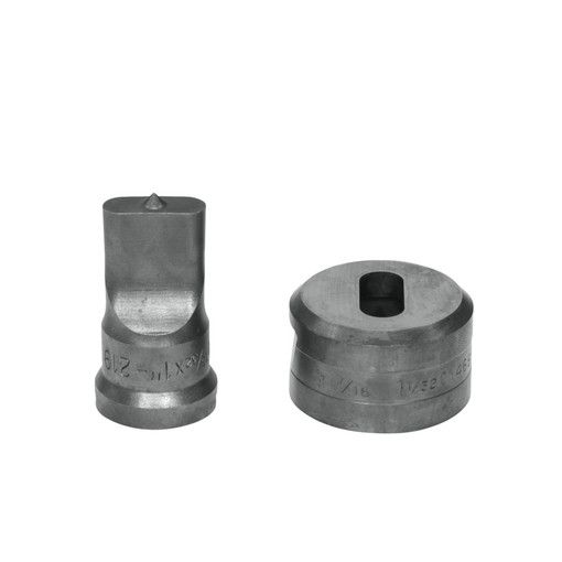Edwards Ironworkers PDOB13/32X1 13/32x1 英寸带键槽椭圆冲头与模具套装