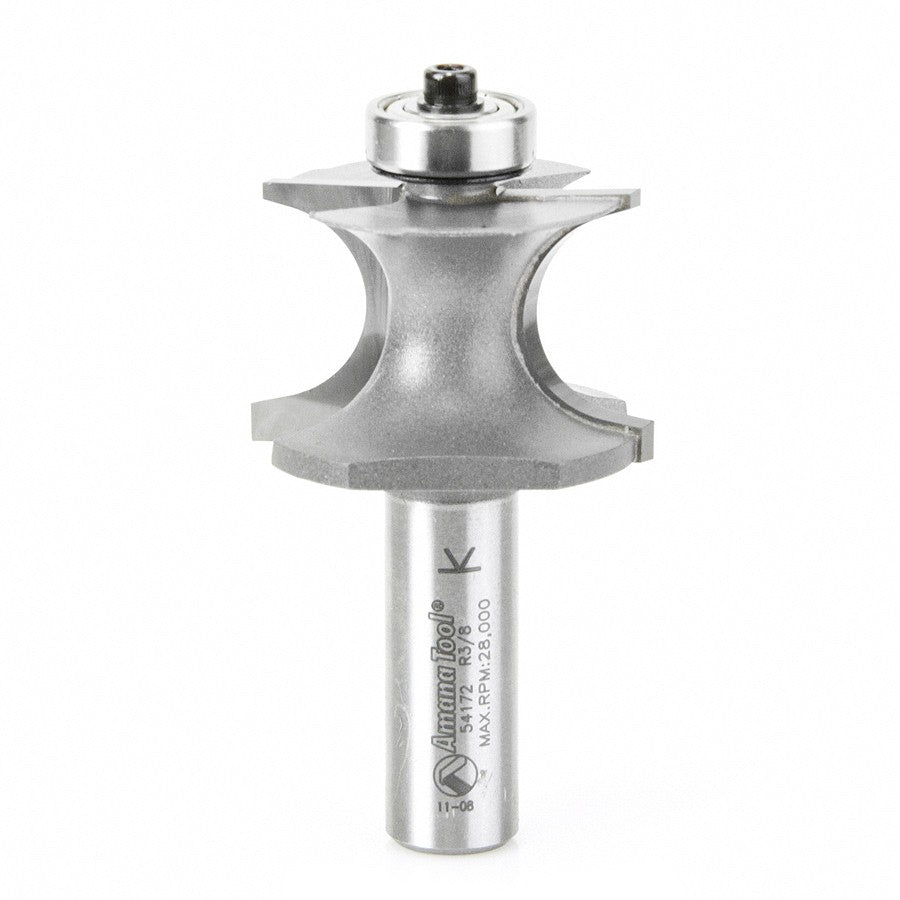 Amana Tool 54172 3/8 半径圆角修边刀 1/2 英寸柄