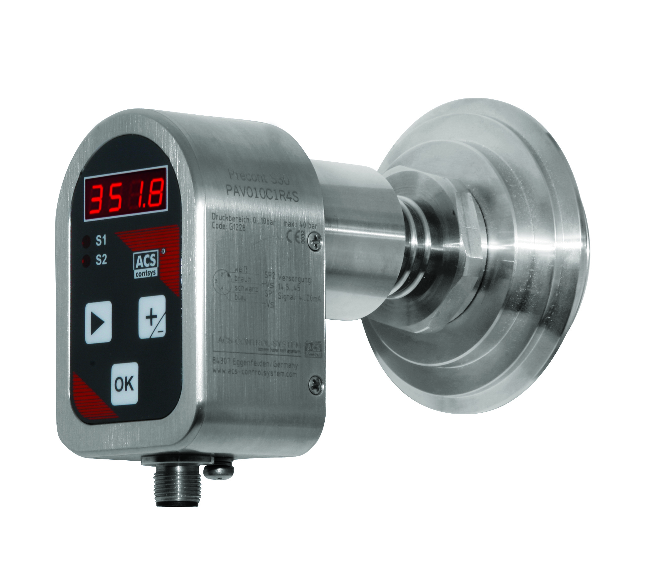 ACS Control-System Precont® S30 卫生型压力传感器
