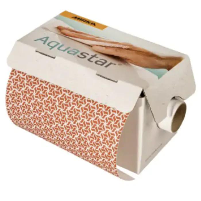 Mirka MKFW-130-800 Aquastar 4-1/2 x 5-1/2 英寸 P800 背膜砂纸卷 (100 张)