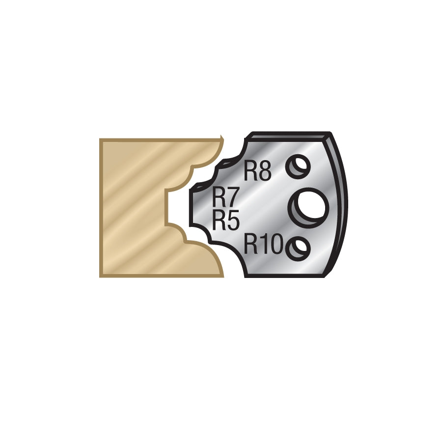 Amana Tool 64F023 40mm 成型机刀片组
