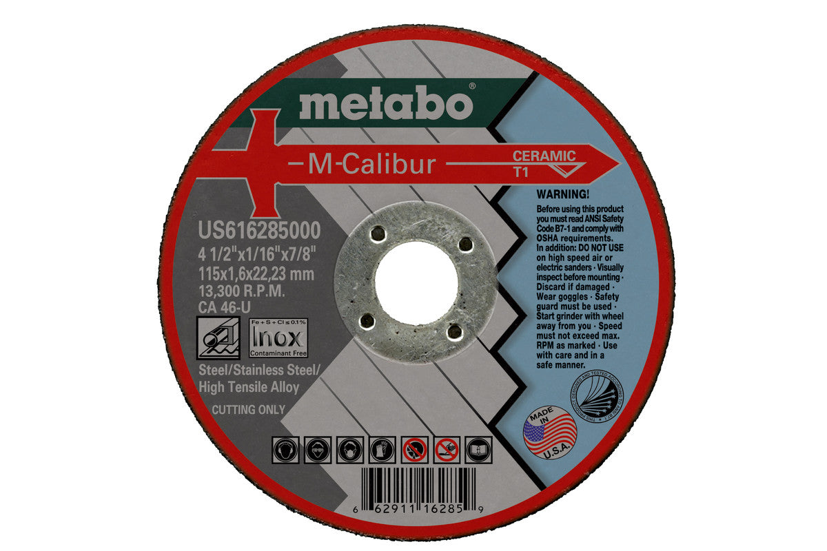 Metabo M-Calibur US616283000 陶瓷切割片 5英寸