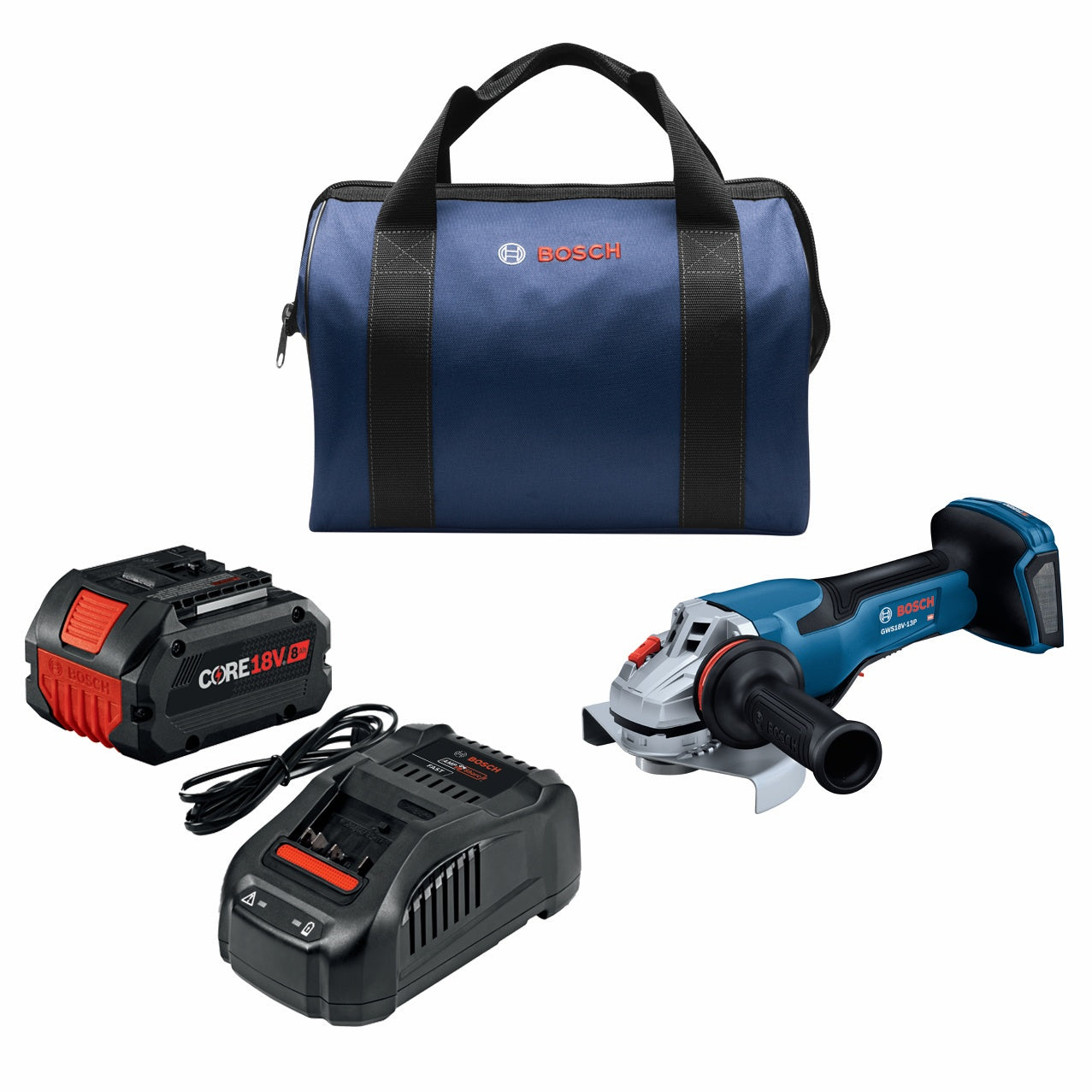 博世 Bosch GWS18V-13PB14 18V PROFACTOR 5-6 英寸拨动开关角磨机