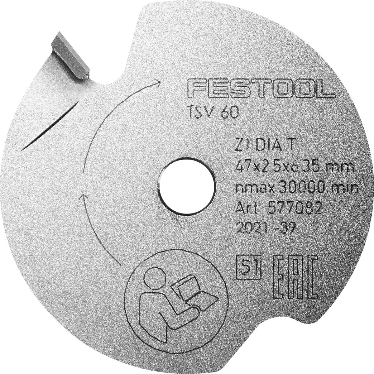 Festool FT577082 47mm T1 划线锯片