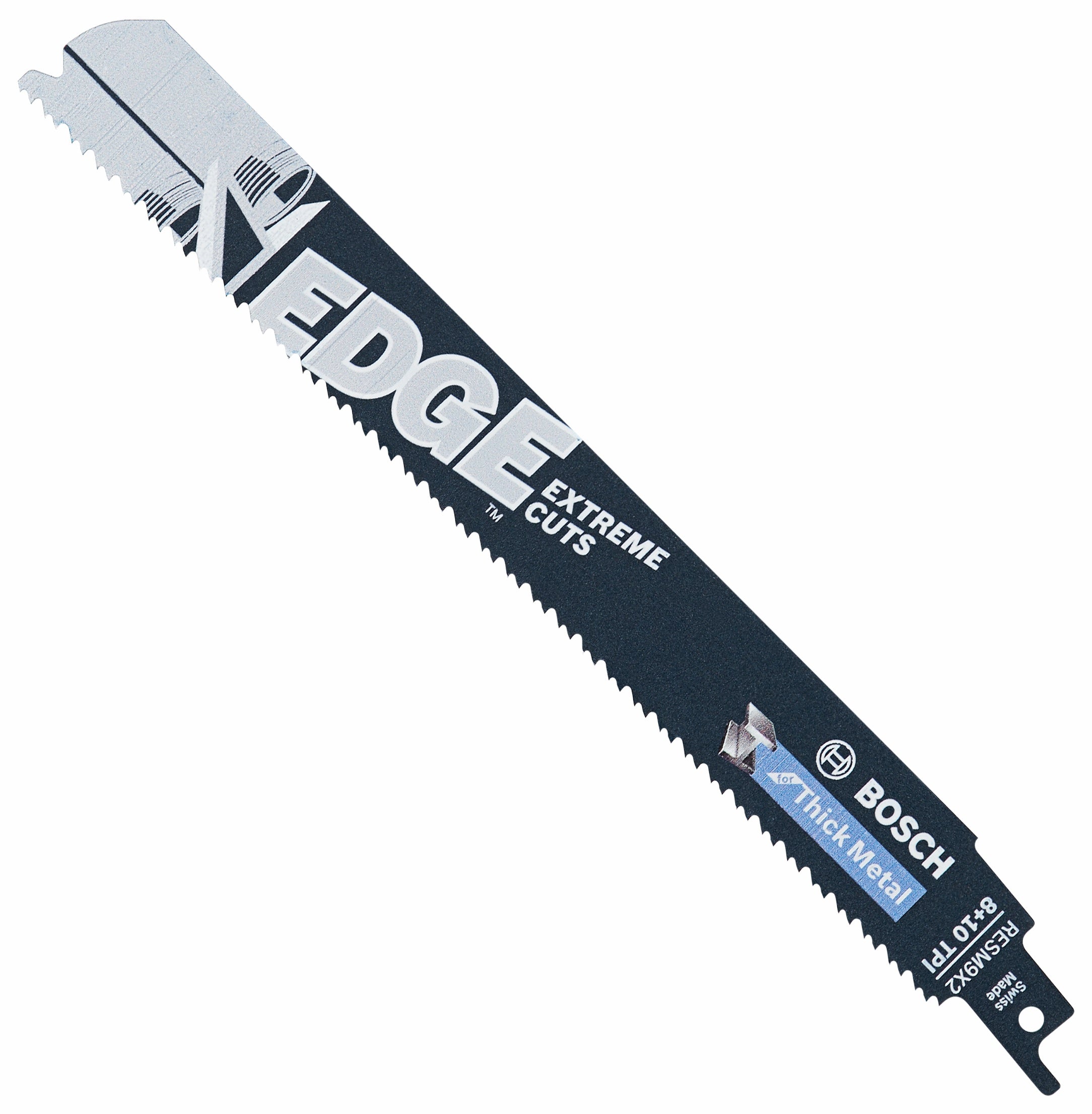 Bosch RBRESM9X2-25B 9 英寸 8/10 TPI 厚金属往复锯刀片（25 件装）