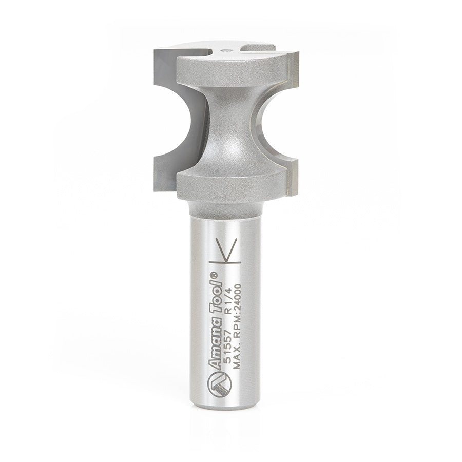 Amana Tool 51557 1/4 英寸半径牛鼻铣刀 1/2 英寸柄