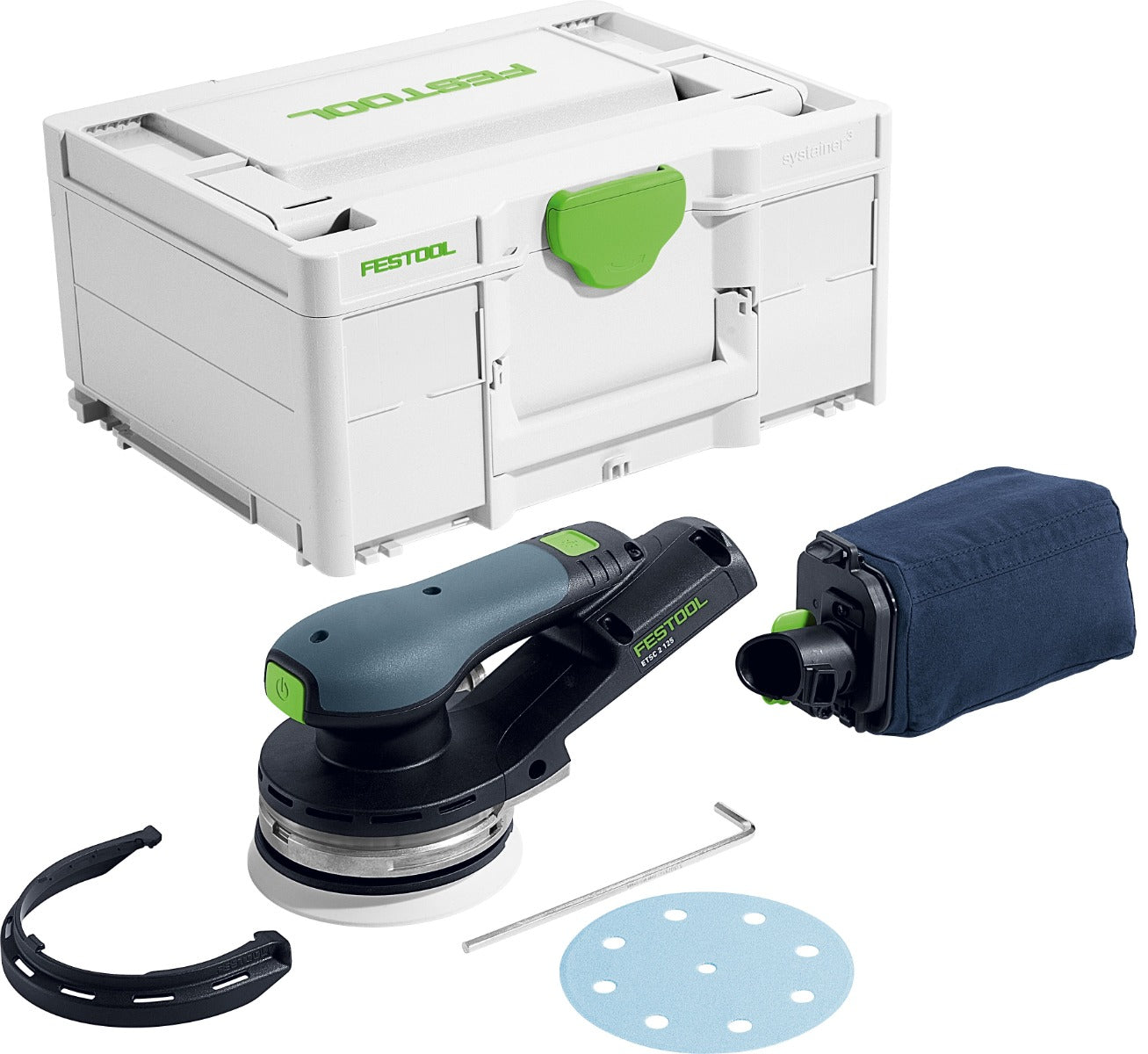 Festool ETSC 2 125-Basic 577735 5 英寸无线随机轨道砂光机