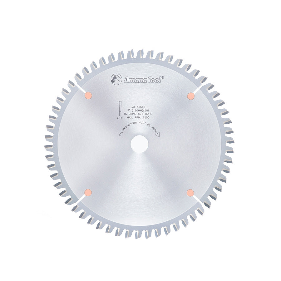 Amana Tool 575601 7英寸58齿非铁金属专用锯片