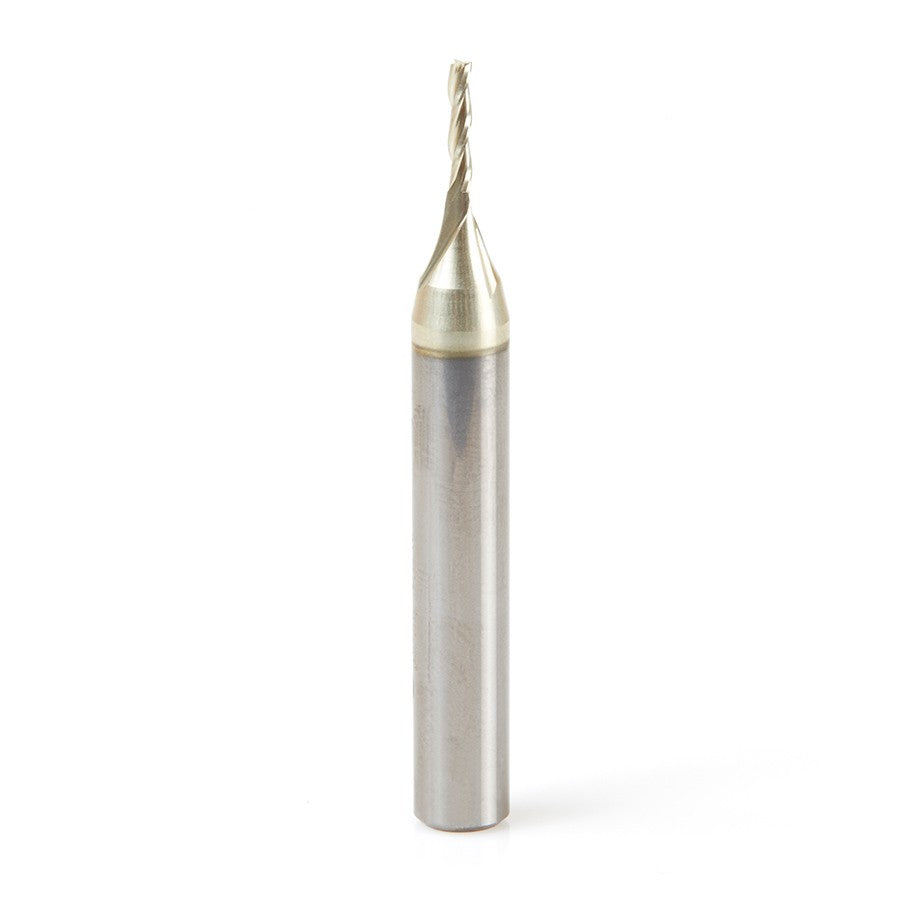 Amana Tool 46290 1/16 英寸 ZrN 涂层 3D 直刃雕刻刀