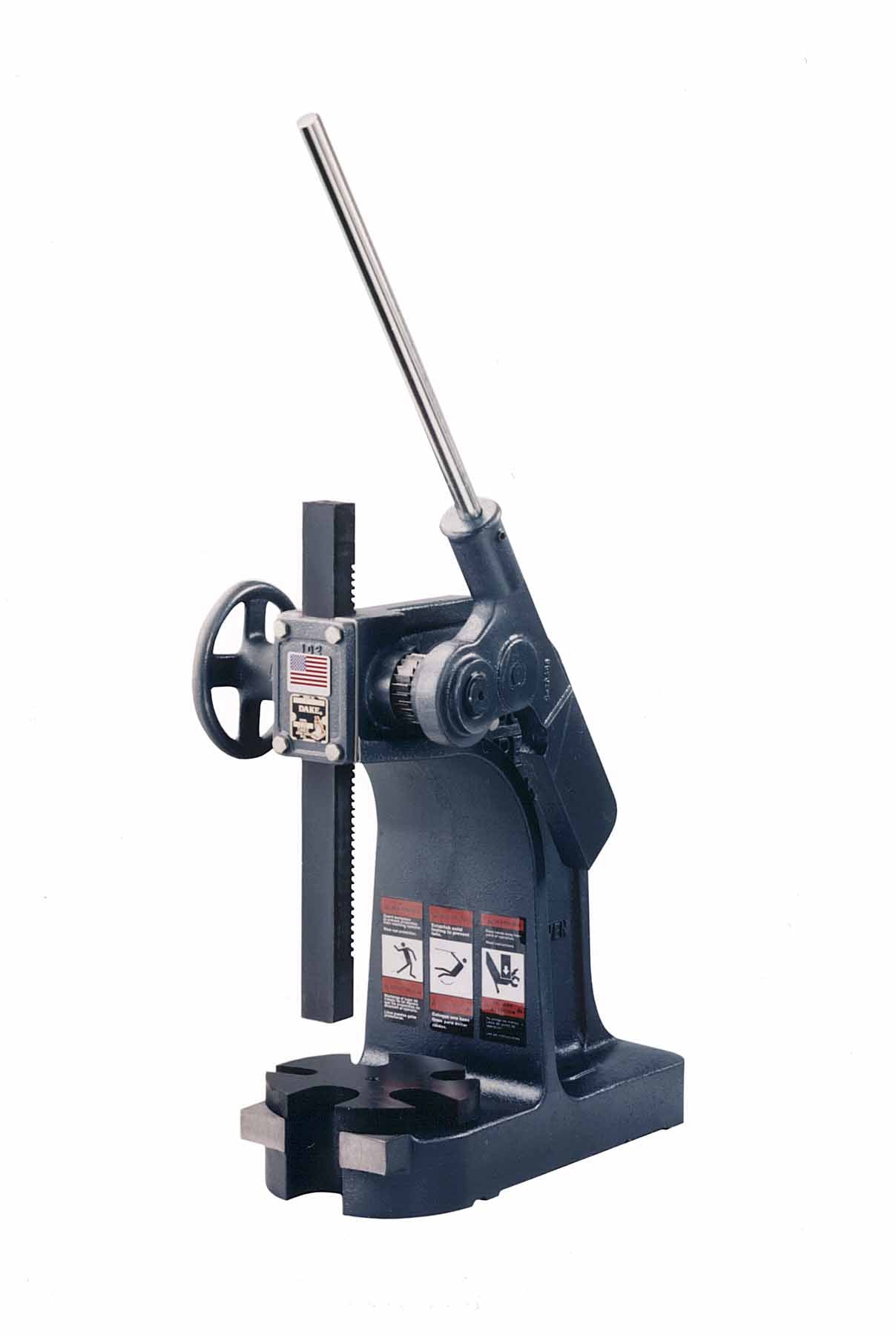 Dake Machinery Model 1-1/2 3 吨棘轮杠杆压床 DA902001