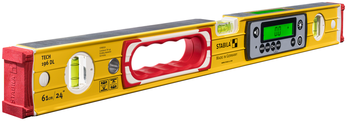 Stabila SB39524 24 英寸 IP67 TECH 196 DL 数字水平仪（含保护箱）