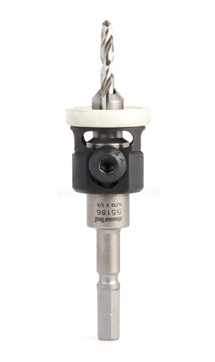 Amana Tool AM55186 82 度硬质合金沉头钻 3/8 x 5/32 英寸 CENTROTEC 专用