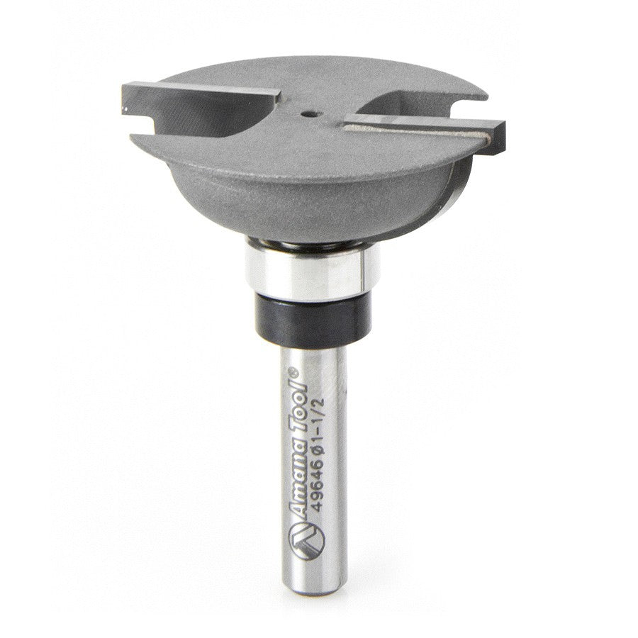 Amana Tool 49646 1/4 英寸柄径珠饰导轨铣刀