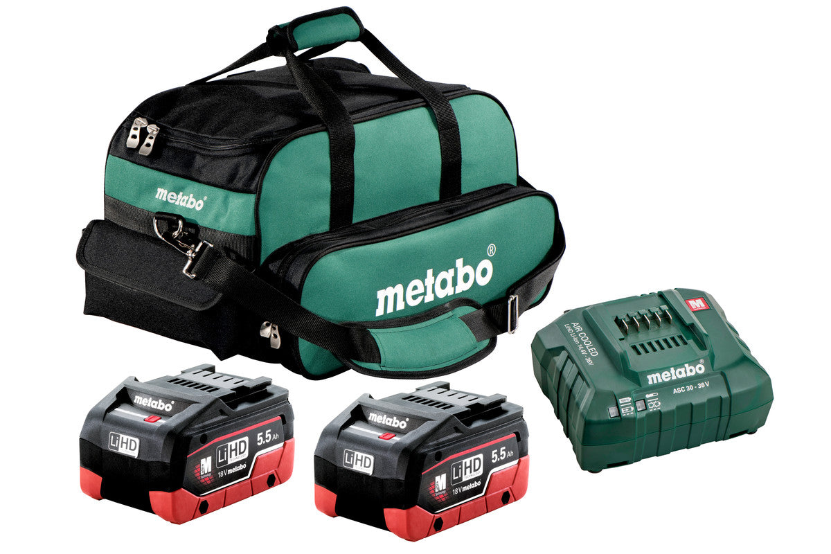 Metabo US625342002 2x 18V 5.5Ah LiHD Ultra-M 电池专业套装