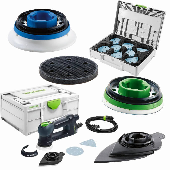 Festool RO90KIT ROTEX 3-1/2 英寸多模式砂光机套装
