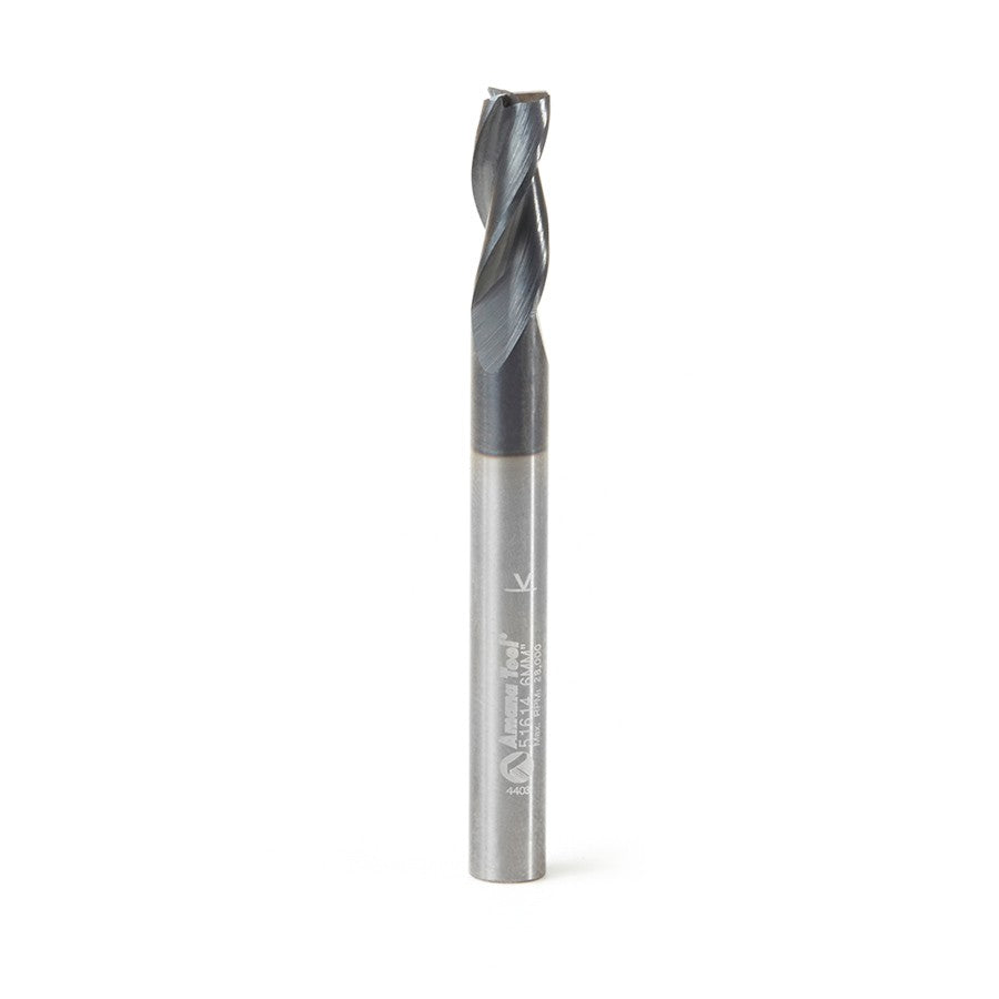Amana Tool 51614 6mm 三刃 AlTiN 涂层硬质合金铣刀