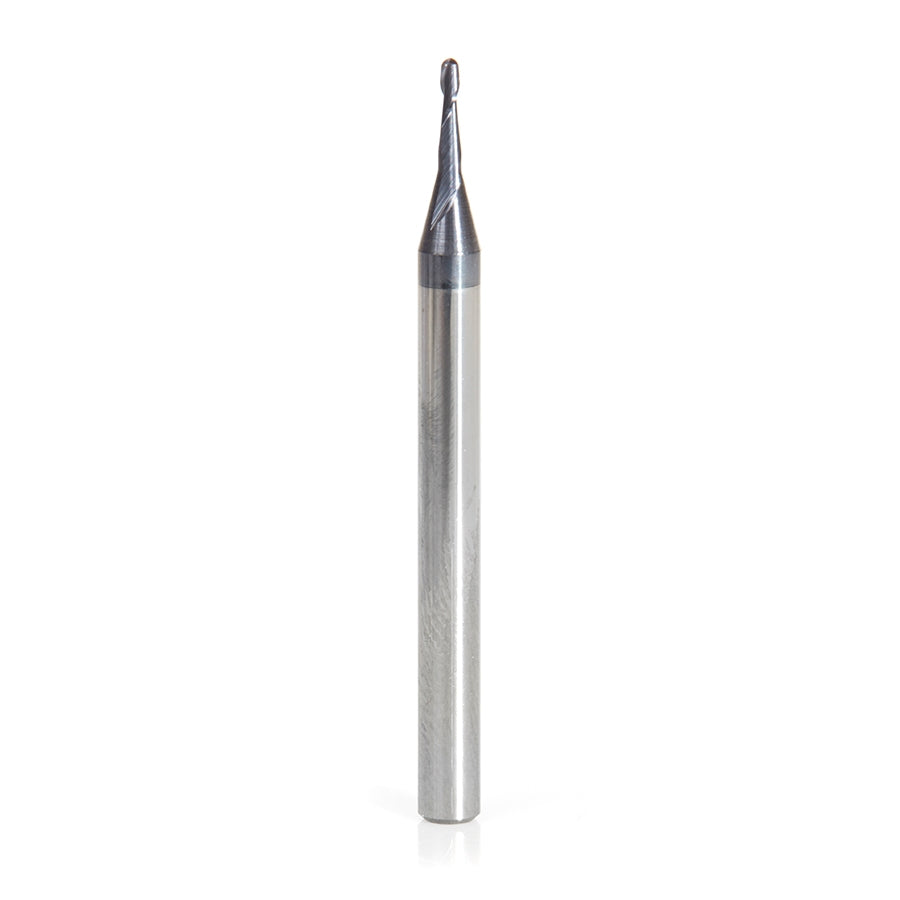 Amana Tool 51745 0.040 英寸双刃球头微型立铣刀 AlTiN 涂层