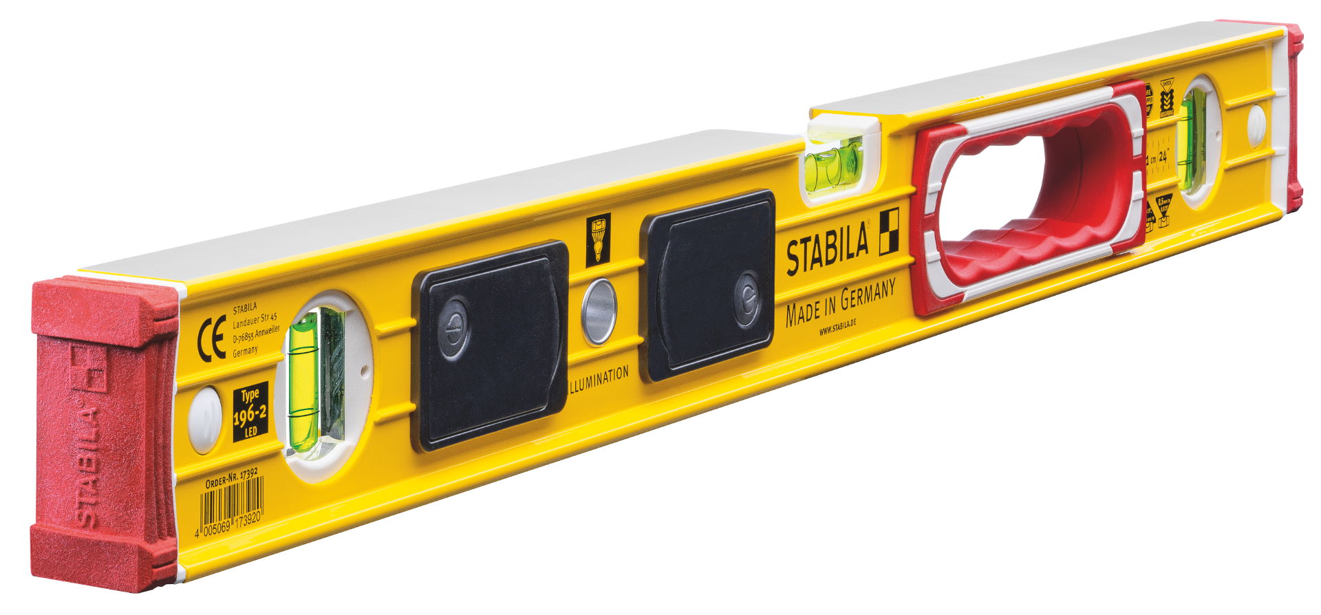Stabila SB39340 48英寸带灯水平尺