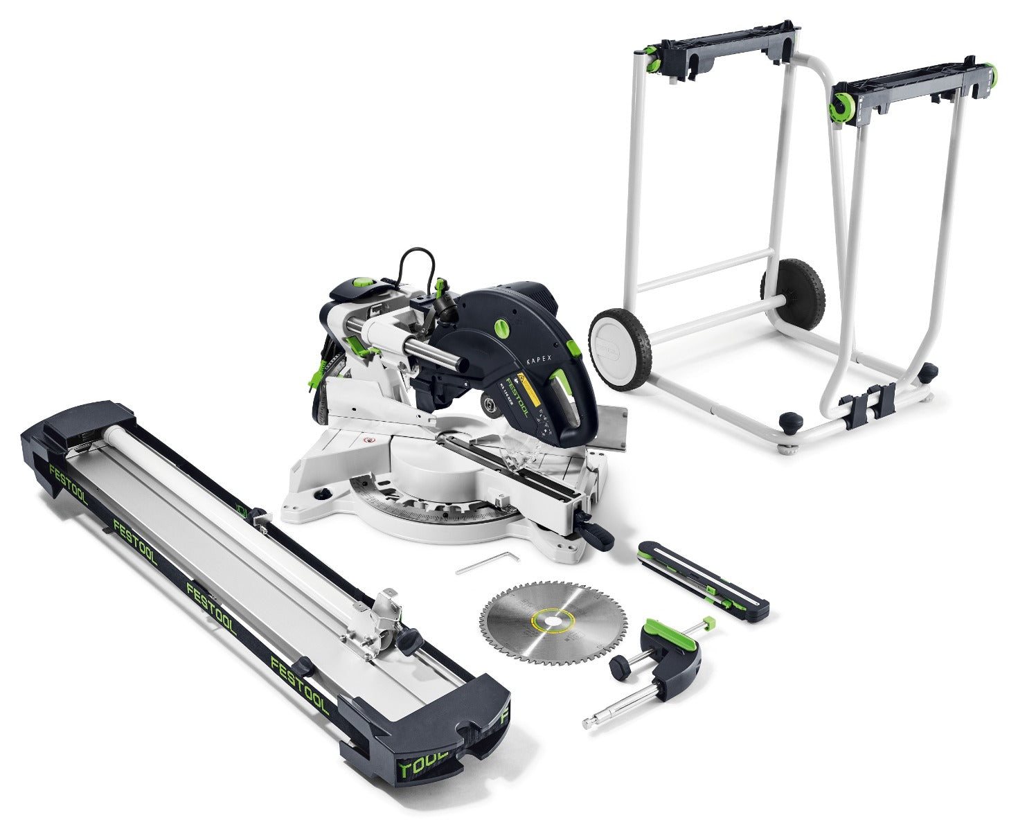 Festool KAPEX KS 120 REB 滑动复合斜切锯套件 (含 UG 支架及英制延伸臂) 576862KIT