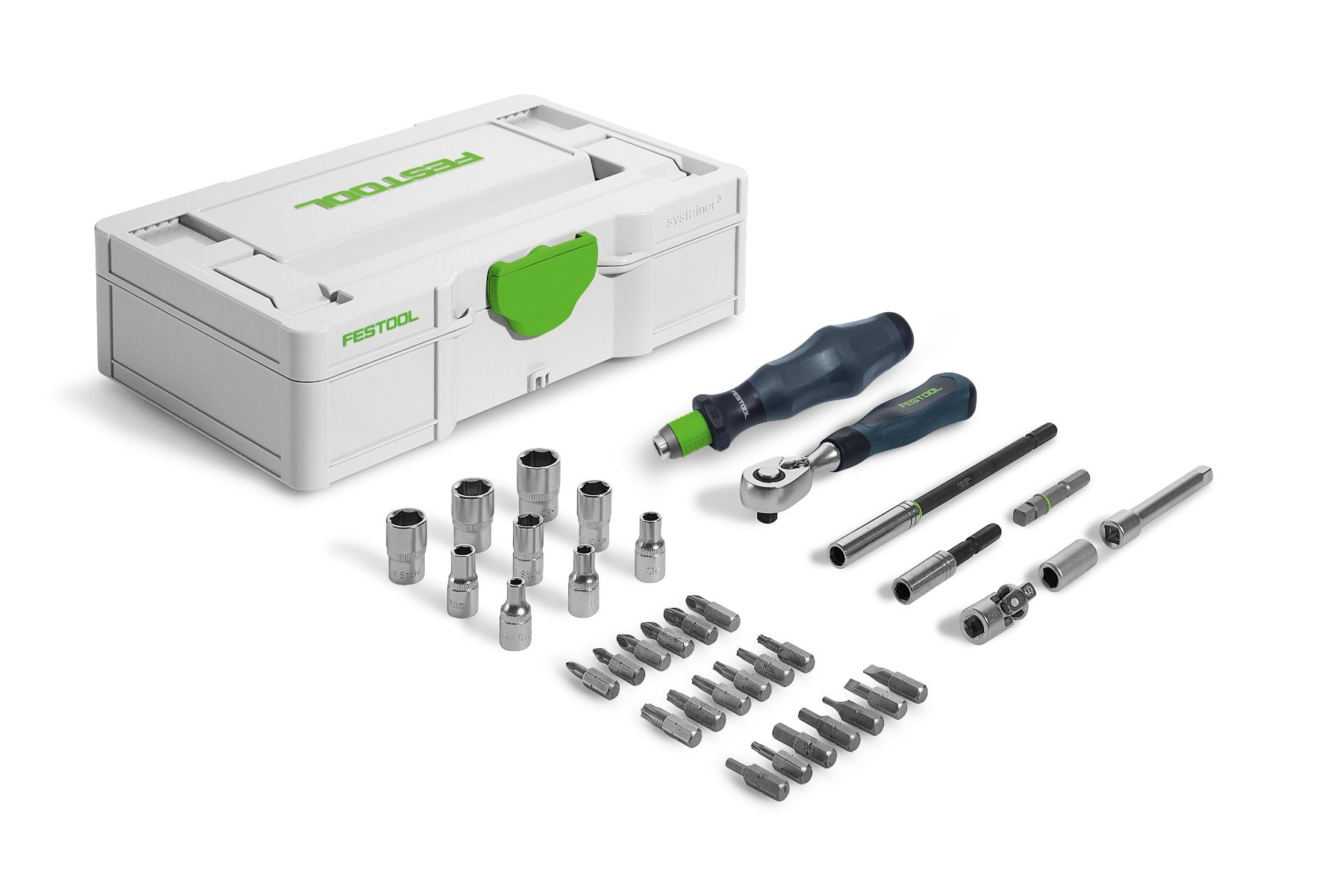Festool Ratchet Set SYS3 S 76-1/4"-CE RA 578112 棘轮扳手套装