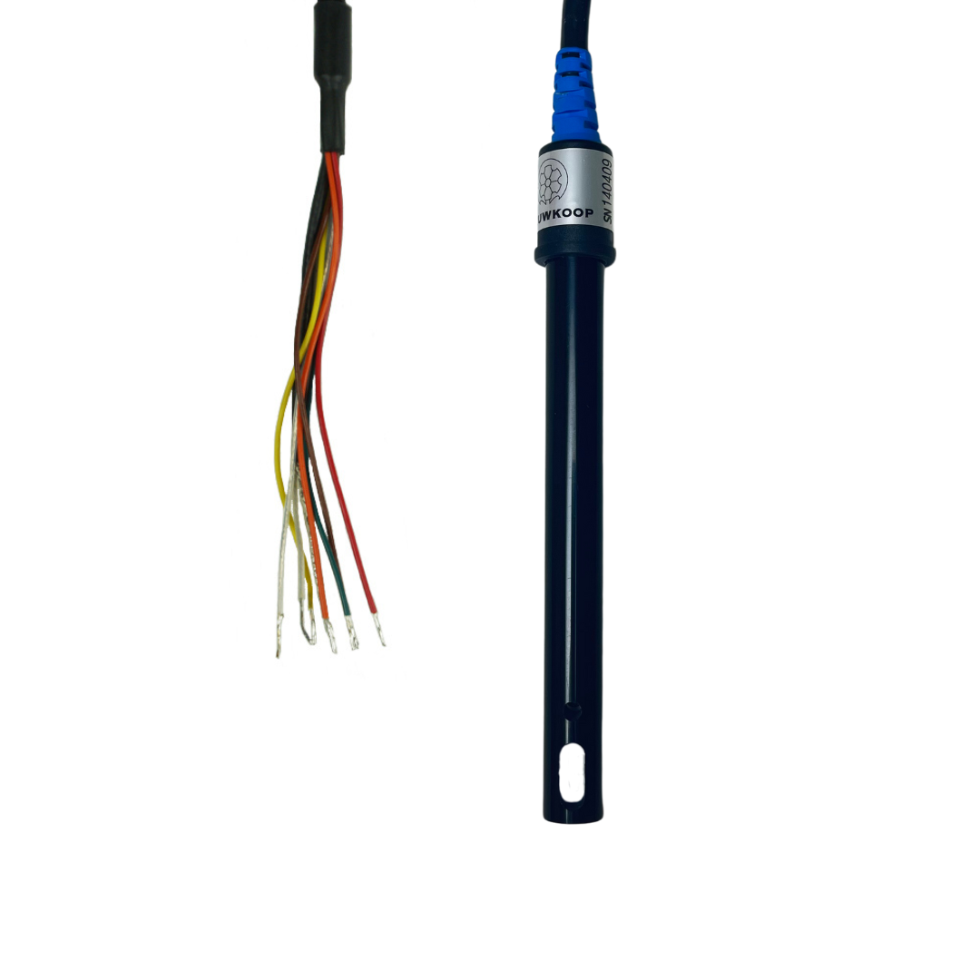 Nieuwkoop EC5106 带椭圆形开口的在线测量 EC+Pt100 传感器