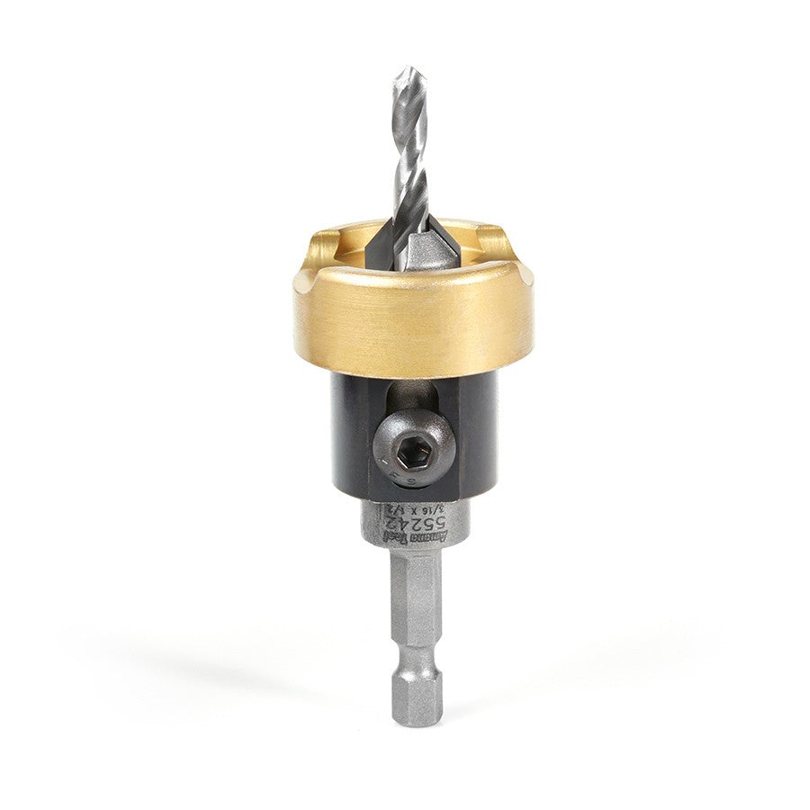 Amana Tool 55242 硬质合金倒角钻头/限位器