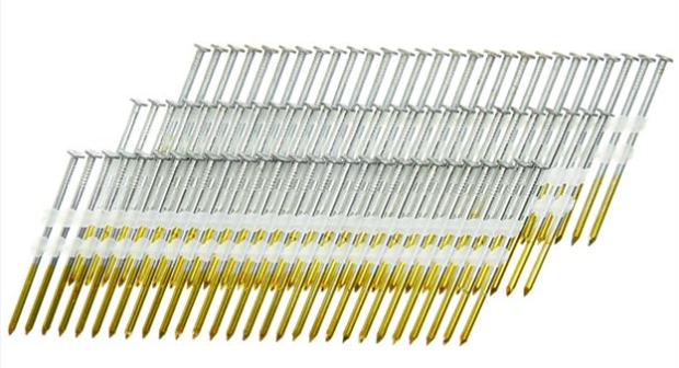 Senco HL27ASBS 20°斜排全圆头环纹钉 .120 x 3英寸