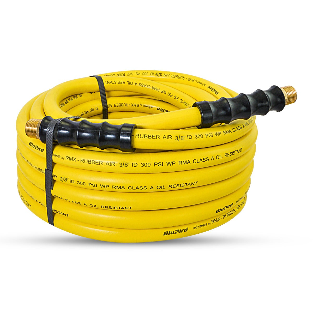 Blubird OilShield OS38100 3/8 英寸 x 100 英尺橡胶气管组件