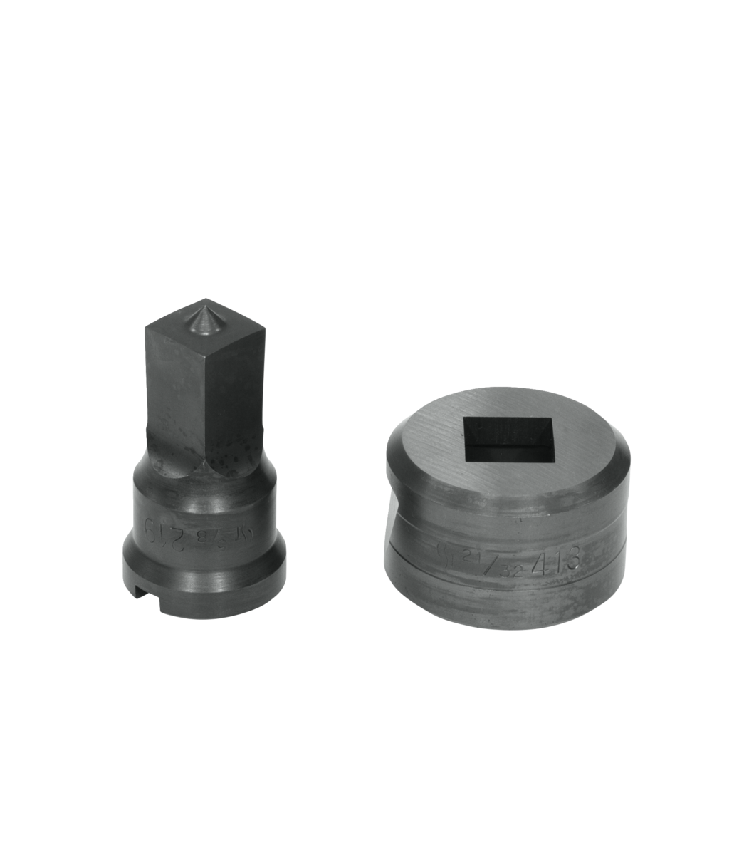 Edwards Ironworkers PDSQ5/8 5/8 英寸方形冲孔与模具组（带键槽）