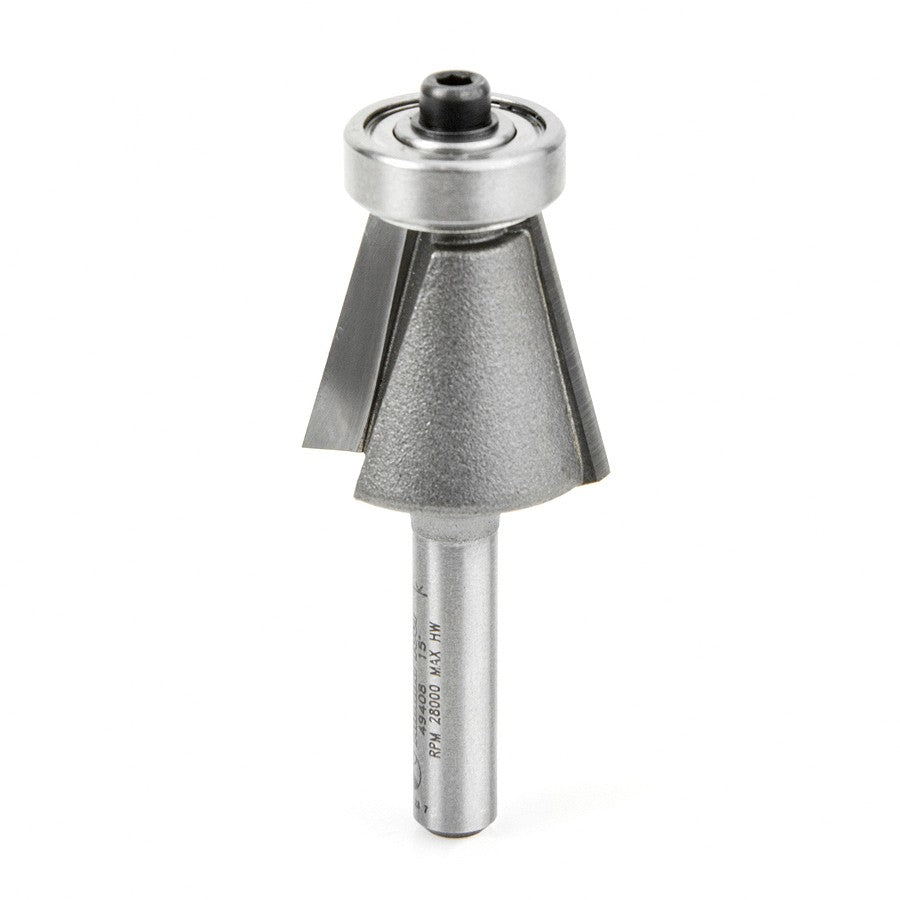 Amana Tool 49408 15度倒角铣刀 1/4英寸柄